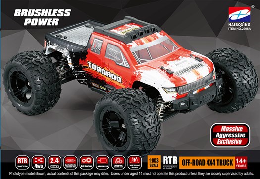  1-12 XS 4WD brushless high speed truck 